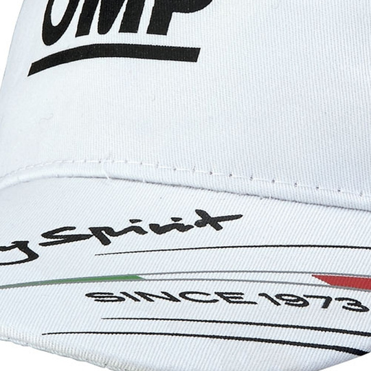 Casquette OMP Racing Spirit enfant blanche