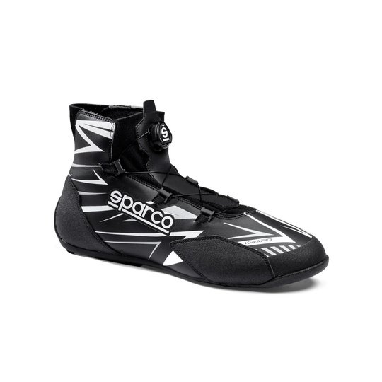 Sparco K-Rapid Rotor Racing Shoes Black (FIA)