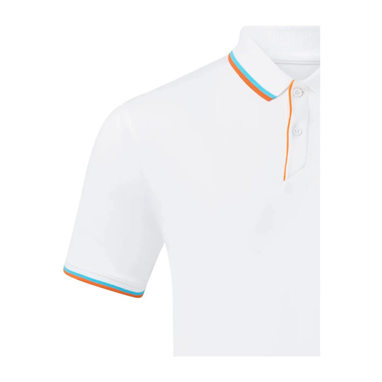 2025 McLaren F1 UK Mens Essentials polo shirt white