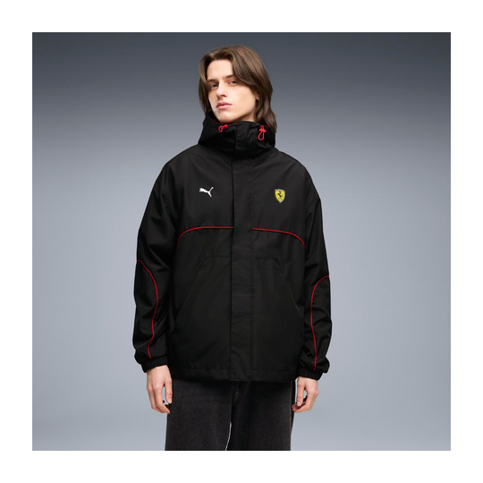 Chaqueta impermeable Scuderia Ferrari F1 Rain 2026 negra