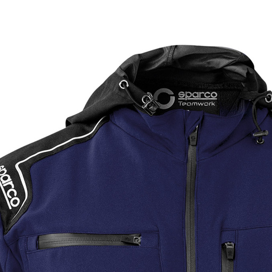 Chaqueta softshell Sparco Seattle azul marino
