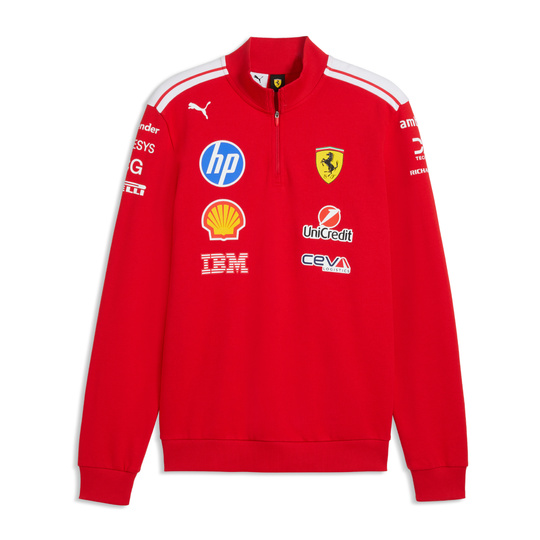 2026 Scuderia Ferrari F1 T7 Half Zip Team Sweatshirt