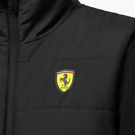 2024 Ferrari Italy F1 Mens Logo Gilet Black