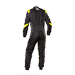 OMP Italy ONE EVO X Racing Suit Black/Yellow (FIA homologation)