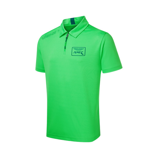 2026 Aston Martin Racing Polo Shirt Fluorescent Green