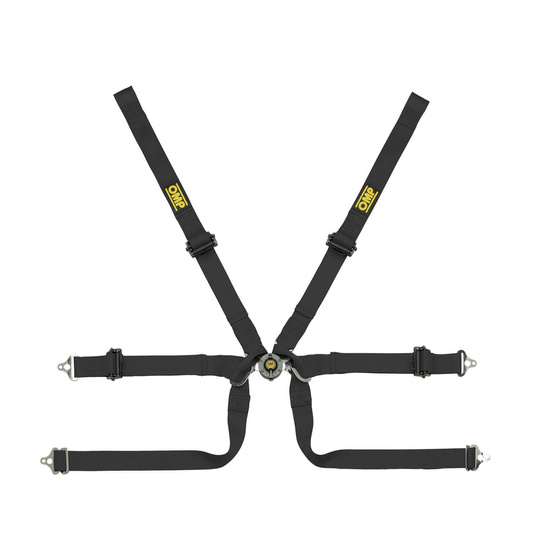 OMP Tecnica Formula 6-Point Harness Black (FIA)