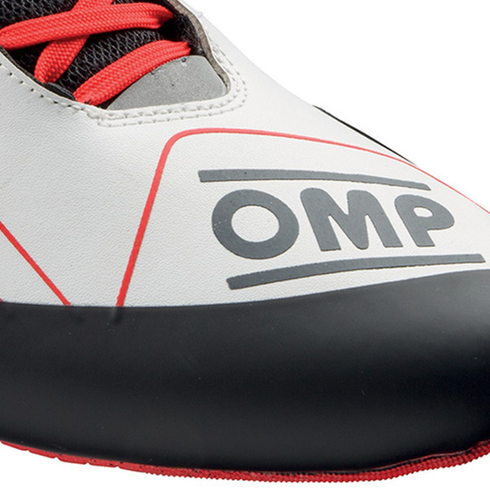 OMP KS-2X Racing Shoes White/Red (FIA)