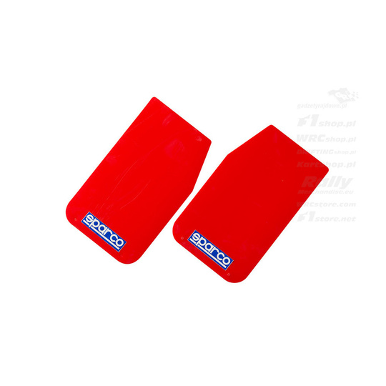 Sparco Italy Mud Flaps - Red