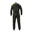 OMP Italy KS-3X Art 8877-2022 Kids Karting Suit black-yellow