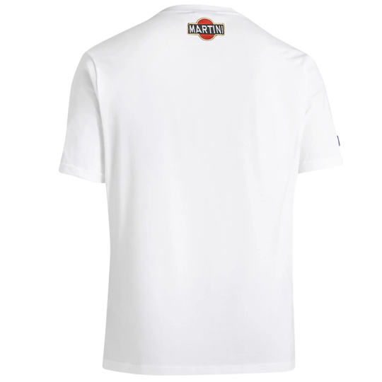 Camiseta de hombre Sparco Martini Racing Top Stripes azul marino