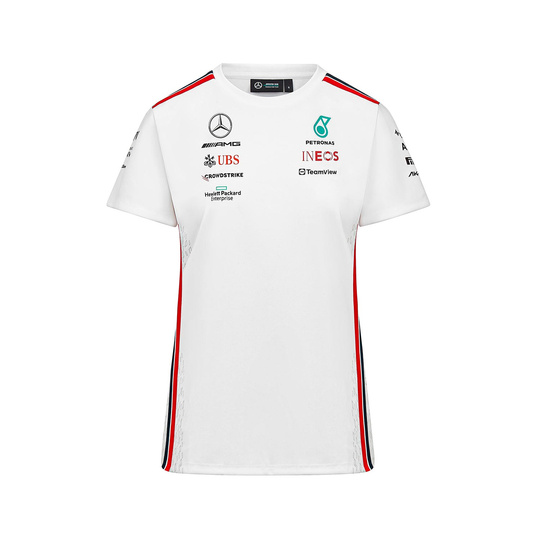  Mercedes AMG Germany F1 Ladies Team T-shirt White