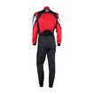 Mono de karting infantil OMP KS-3X negro/rojo (FIA)