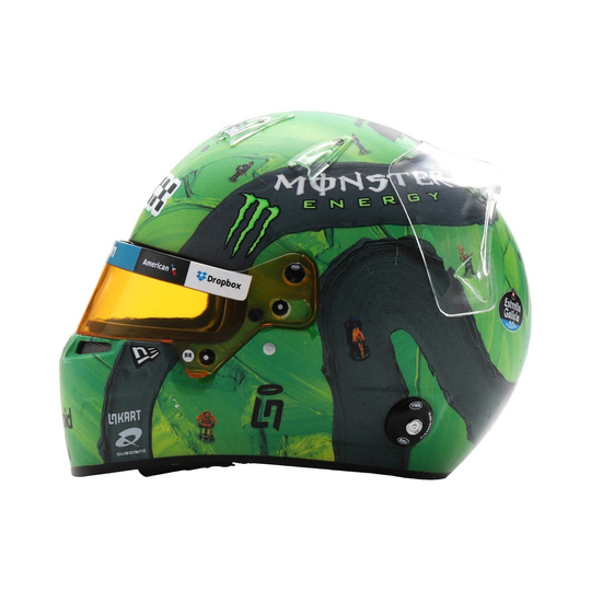 Casque miniature McLaren F1 Lando Norris Las Vegas GP 1:5