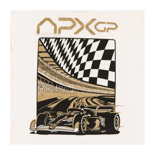 2025 Apex GP F1 Mens Race Ready T-shirt cream