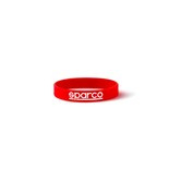 Sparco Italy Logo silicone wristband red