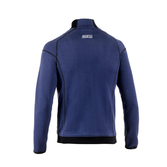Sparco Italy Full Zip PRO Mens Sweatshirt navy blue