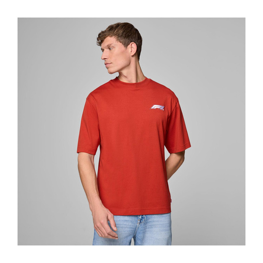 2025 Formula 1 Puma Men's Heritage Logo Red T-shirt