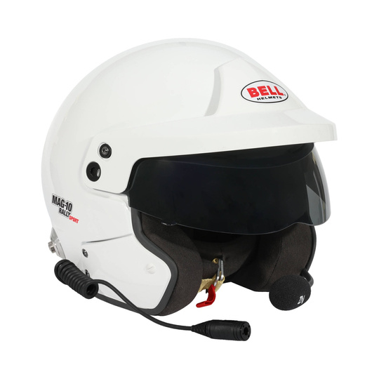 Casque Bell MAG-10 Rally Sport blanc (FIA)