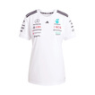 T-shirt femme Team Mercedes AMG F1 2025 blanc