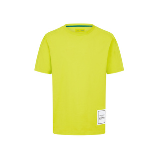 2025 Aston Martin Aramco F1 Men's Logo Lime T-Shirt