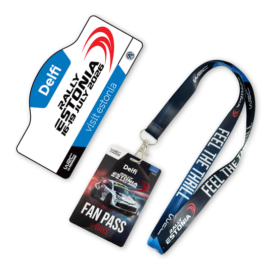 WRC Delfi Rally Estonia 2026 Rally Fan Pass — 4-Day Spectator Ticket