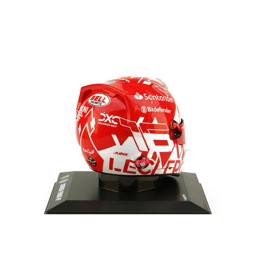 Casco en miniatura Scuderia Ferrari F1 Charles Leclerc 1:5 Monaco GP
