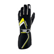 Guantes OMP Tecnica MY21 negros/amarillos (FIA)
