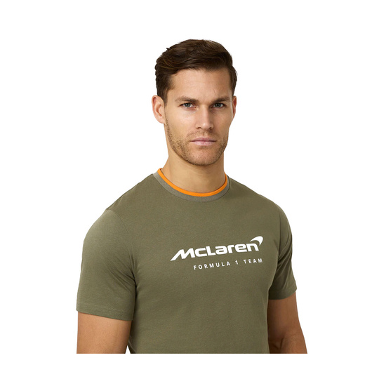 2025 McLaren F1 UK Mens Essentials T-Shirt green