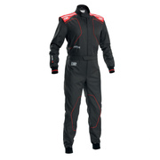 OMP KS-4 Karting Suit Black/Red