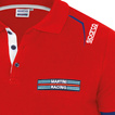 Polo Sparco Martini Racing Logo rojo