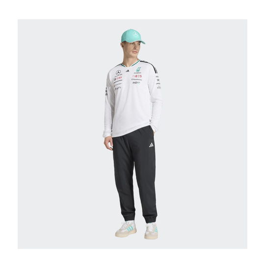 T-shirt à manches longues Mercedes AMG F1 Authentic Team 2026 blanc