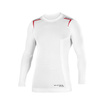 Camiseta interior de cuello alto Sparco K-Carbon blanca