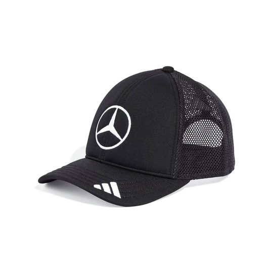2025 Mercedes AMG Petronas F1 Mens Star Trucker Cap black