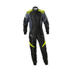 OMP KS-2X Art Kids Karting Suit Black/Yellow (FIA)