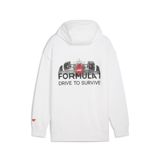 2025 Formula 1 Men's DTS Relaxed Hoodie White