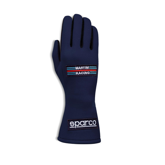 Gants Sparco Land Martini Racing MY22 bleu marine (FIA)