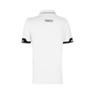 Polo de mujer ZIP Sparco blanco