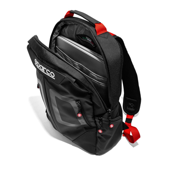 Mochila Sparco Stage negra/roja