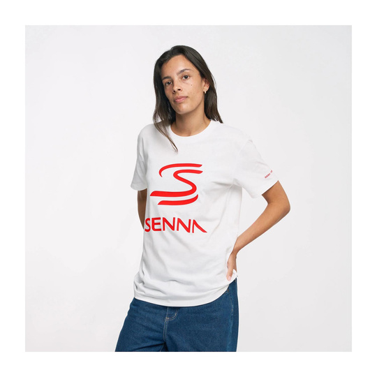 Ayrton Senna Collection Ayrton Senna Women's Legacy Logo T-shirt