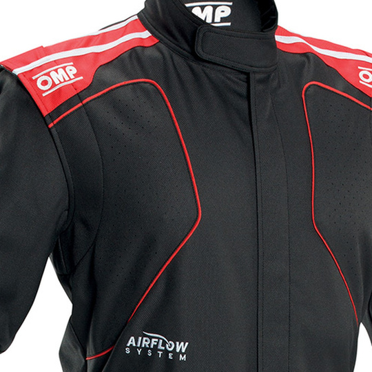 Mono de karting OMP KS-4 negro/rojo