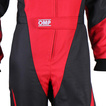 OMP KS-3X Kids Karting Suit Black/Red (FIA)