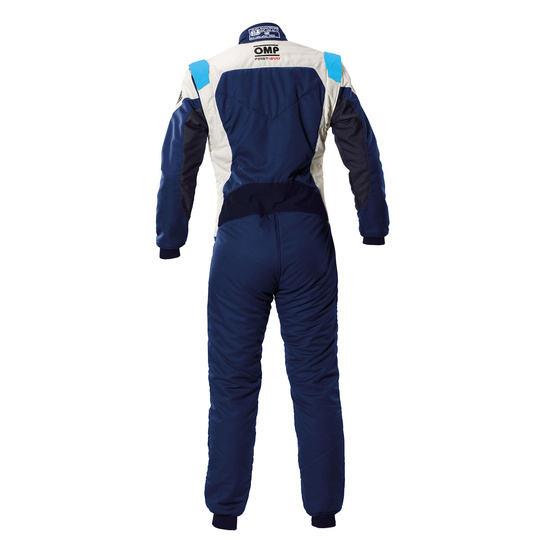 OMP First EVO MY25 Race Suit Navy/White (FIA)