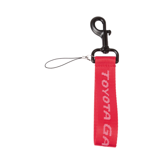 Porte-clés GR Strap Toyota Gazoo Racing 2026 rouge