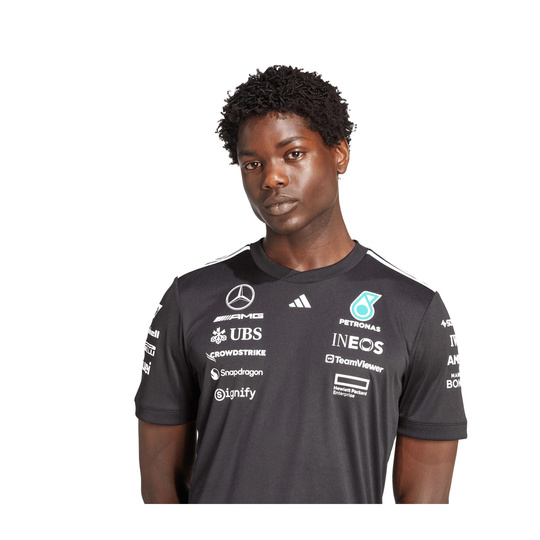 T-shirt homme Team Mercedes AMG F1 2025 noir