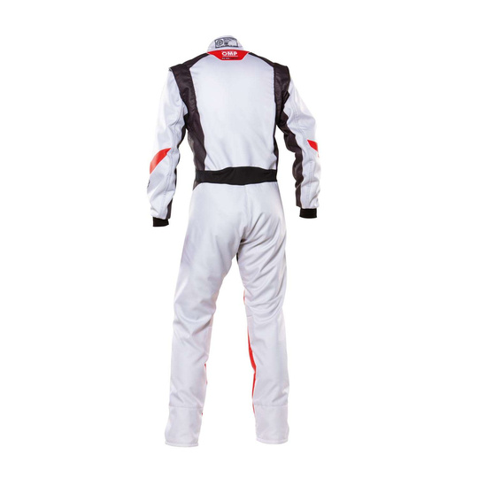 OMP Italy KS-2 ART Kids Karting Suit Silver (CIK-FIA homologation)