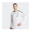 T-shirt à manches longues Mercedes AMG F1 Authentic Team 2026 blanc