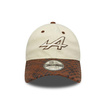 Gorra de béisbol Heritage Alpine F1 2026 marrón-blanco