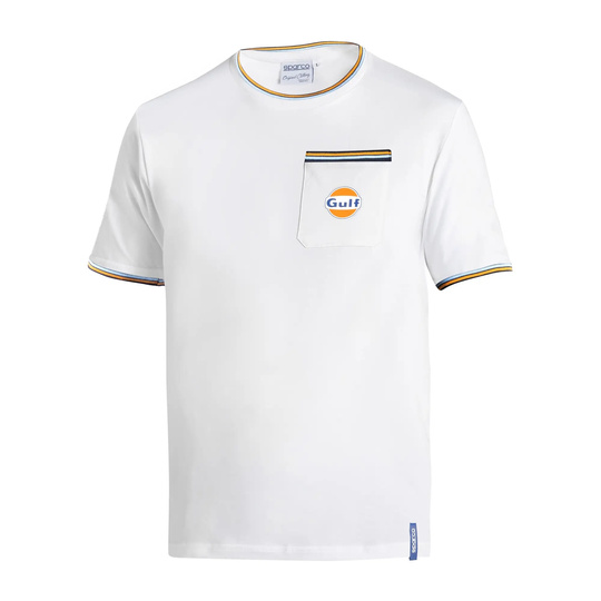 Sparco Gulf Pocket Polo Shirt White