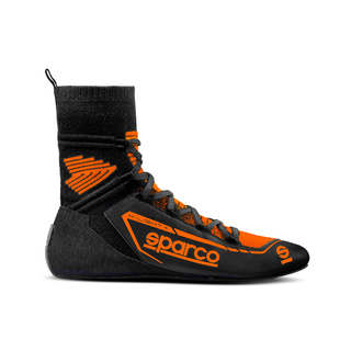 Sparco Italy X-LIGHT+ Racing Shoes Black/Orange (FIA)