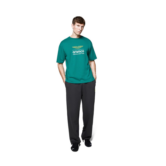 2025 Aston Martin Aramco F1 Mens Large Logo T-Shirt